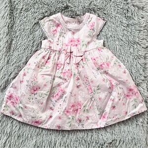 Little Me Pink Floral Dress : 9 Months